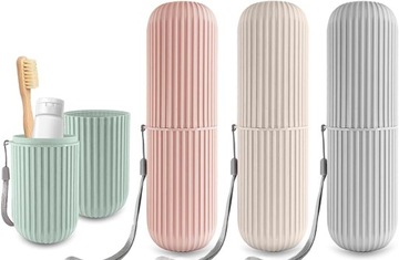 ETUI POJEMNIK TURYSTYCZNY NA SZCZOTECZKĘ PASTĘ DO ZĘBÓW ORGANIZER PODRÓŻNY