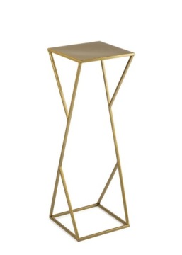Современная подставка для цветов LOFT, золото, 70 см