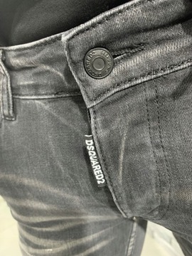 DSQUARED2 56 krótkie spodenki D2 jeansowe EU34 D2