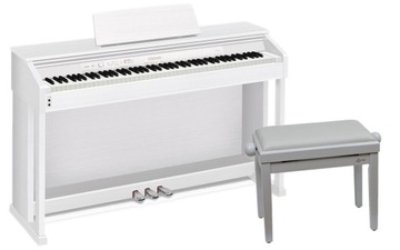 CASIO CELVIANO AP-470 WE BIAŁE PIANINO + ŁAWA