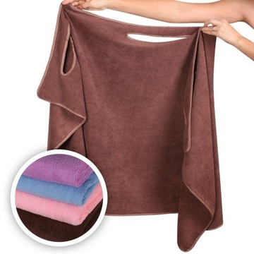 Ręczniko - Szlafrok fuksja dla Mamy Dzień Matki