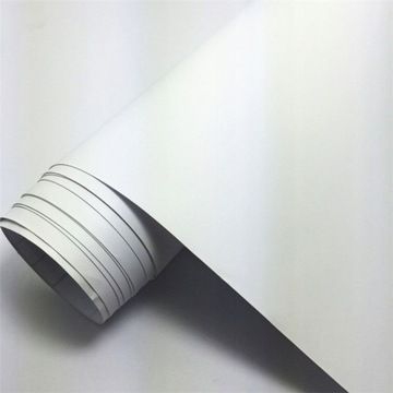 ФОЛЬГА БЕЛАЯ ШПОН МАТОВАЯ БЕЛАЯ МАТОВАЯ АВТО 50х152см