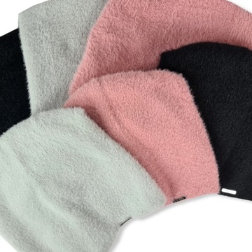 ALPAKA Komplet CZAPKA + KOMIN zimowy ADEL KOLORY