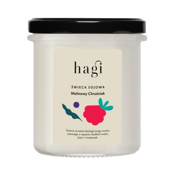 HAGI Świeca sojowa Malinowy Chruśniak 215 ml