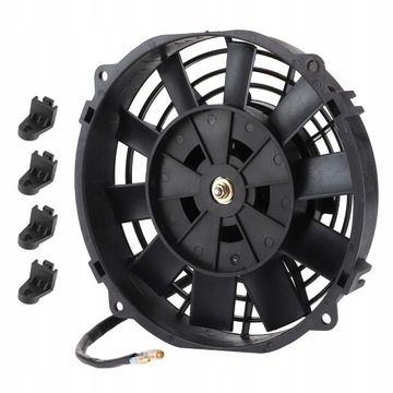 ВЕНТИЛЯТОР КОНДИЦИОНЕРА 12В 80ВТ ЧЕРНЫЙ