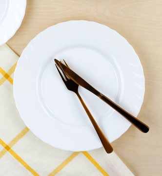 LUMINARC TRIANON TALERZ GŁĘBOKI 22,5 CM LUZ | SZKŁO | FRANCJA