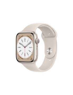 Apple Watch 8 45mm GPS Starlight Beżowy NOWY GWARANCJA