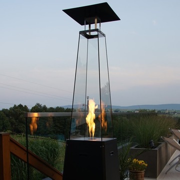 Зонтичный стальной газовый обогреватель 12 кВт Комплект