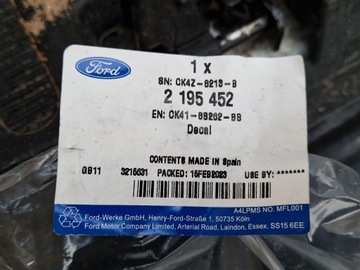ZNAK "FORD" RANGER ZADNÍ 11- BEZ KAMERA
