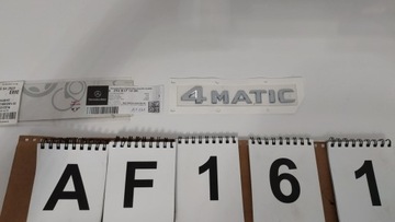 MERCEDES W166 W292 ZNAK NÁPIS NÁLEPKA 4MATIC
