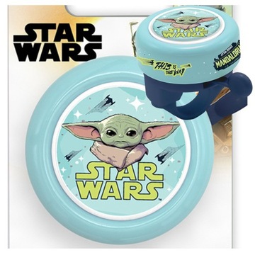 DZWONEK ROWEROWY DZWONEK DO ROWERU HULAJNOGI MANDALORIAN STAR WARS