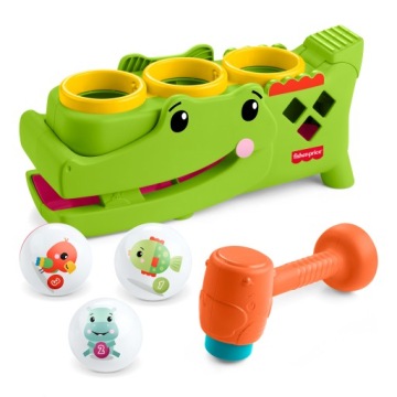 Fisher-Price Крокодил Стукалка з м'ячиками 9 міс.+ JLB94