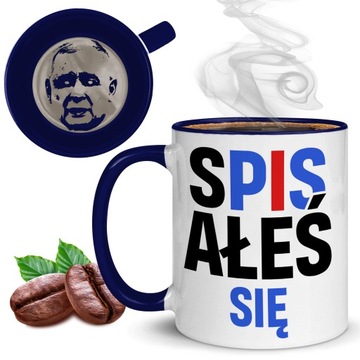 KUBEK Prezent Prezes KACZYŃSKI PIS Wzory GRAWER