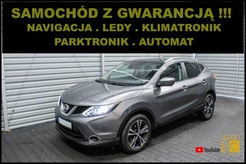 Nissan Qashqai II Crossover 1.2 DIG-T 115KM 2016 Nissan Qashqai AUTOMAT + Navi + LEDy + Panorama +