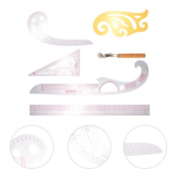 1 комплект портновских линеек, французская портновская линейка