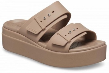 Dámske topánky Sandále Platforma Crocs Brooklyn 207431 Low Wedge 39-40