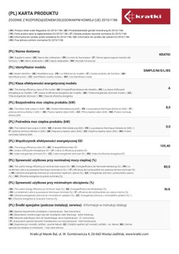 KOMINEK WKŁAD KOMINKOWY NAROŻNY LEWY SIMPLE MOC 8 KW - ZESTAW