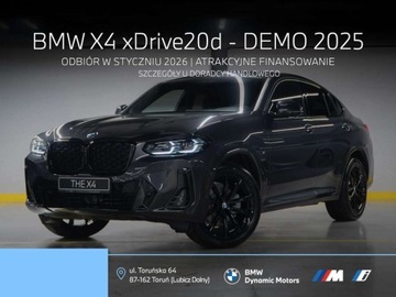 BMW X4 G02 SUV Facelifting 2.0 20d 190KM 2025 BMW X4 xDrive20d 190 KM mHEV - Kamera 360 - HarmanKardon - M Sport 2.0