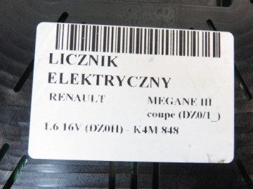 СЧЕТЧИК RENAULT MEGANE III 1.6 16V A2C53363613