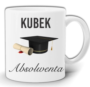 ZAKOŃCZENIE SZKOŁY KUBEK ABSOLWENTA +PUDEŁKO GW145