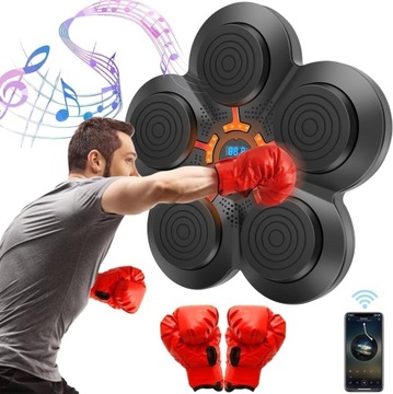 TRENAŻER DO BOKSU TABLICA MUZYCZNA MASZYNA BOKSERSKA TRENINGOWA BLUETOOTH