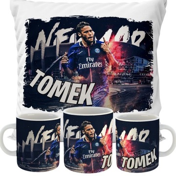 ZESTAW PODUSZKA +KUBEK NEYMAR DLA FANAPREZENT IMIĘ