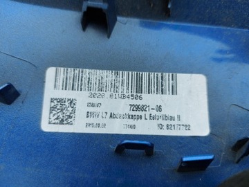 BMW F20 F30 F32 VRSTVA POUZDRO ZRCÁTKO LEVÝ 7299821