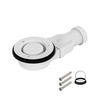 SYFON POZIOMY 90 mm BRODZIKOWY NISKI