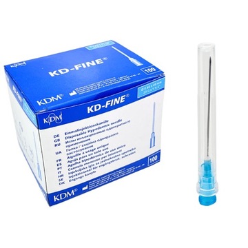 IGŁY INIEKCYJNE KD-FINE KDM 0,6x40mm 23G 100szt.