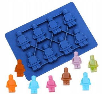 Ludziki SILIKONOWA FOREMKA DO pralinek czekoladek LEGO ŻELKÓW klocki FORMA