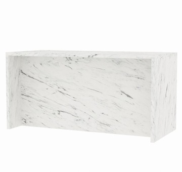 Wyspa kuchenna gotowa wyspa do kuchni 170 cm Biały marmur