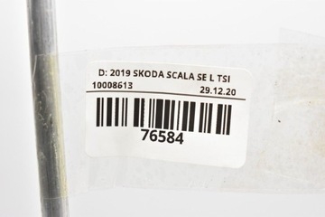 SKODA SCALA 2019 PŘÍVOD TRUBKA KLIMATIZACE EVROPA