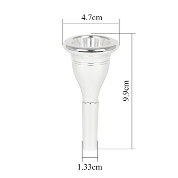 Tuba Mouthpiece Solid Durable Brass Construction