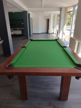 Бильярдный стол ГЕРМЕС, дуб, прямая ножка - 7 футов