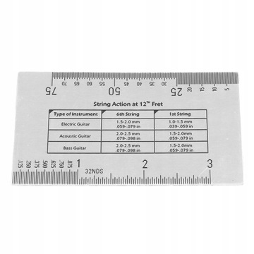 Измеритель действия струны Многофункциональная линейка для измерения высоты WF