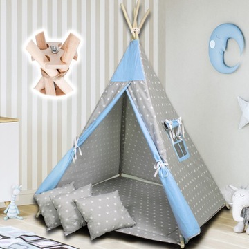 TIPI namiot dla dzieci ze stabilizatorem wigwam GRATIS STABILIZATOR
