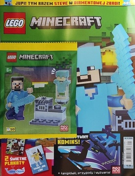 LEGO MINECRAFT 1 / 2024 + STEVE W DIAMENTOWE ZBROI