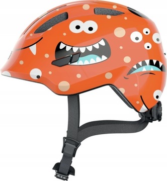 Kask dziecięcy ABUS KIDS SMILEY 3.0 orange monster - M