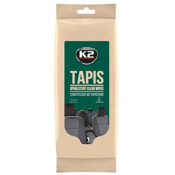 K2 TAPIS wipes CHUSTECZKI nawilżone do TAPICERKI