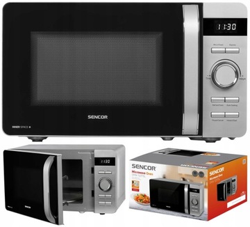 SENCOR Mikrofalówka wolnostojąca srebrna 800W 17l