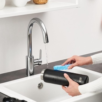 ION8 Большая герметичная СТАЛЬНАЯ МЕТАЛЛИЧЕСКАЯ бутылка Бутылка для воды для спортзала 1,2л