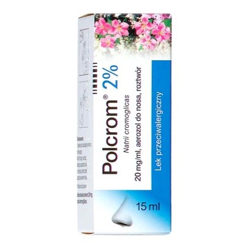 POLCROM aerozol do nosa lek przeciwalergiczny 15ml