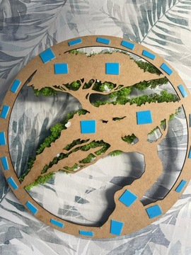 Дерево жизни Bonsai Moss Chrobotek 40см