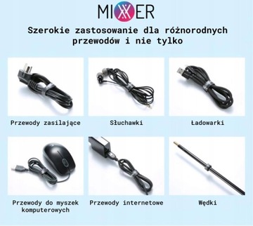 Лента-липучка, органайзер для кабеля, 12мм, 1м