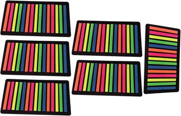 2 шт. 6 флуоресцентных наклеек для заметок Neon R