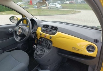 Fiat 500 II Hatchback 3d 1.2 69KM 2009 Fiat 500 Zarejestrowany - benzyna - bezwypadkowy - 113000 km 1.2 Benzyna, zdjęcie 12