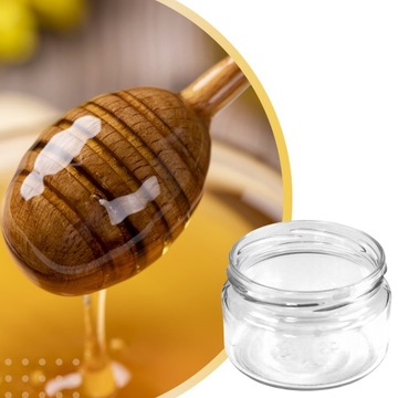 Стеклянная банка 0,25л 250мл fi82 Баночки для десертов с медовым джемом НАБОР 8 шт.