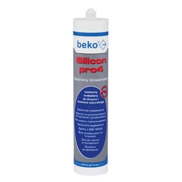 Silikon BEKO PRO4 310ML POPIELATY SREBRNY
