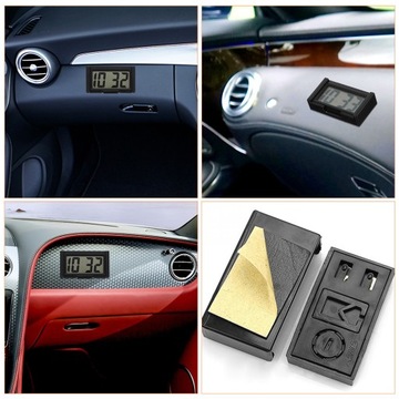 SAMOCHODOWY ZEGAREK ELEKTRONICZNY ZEGARY CYFROWE KALENDARZ