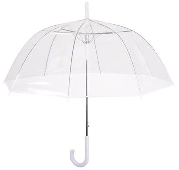 Parasol Parasolka Damska Folia Przezroczysta